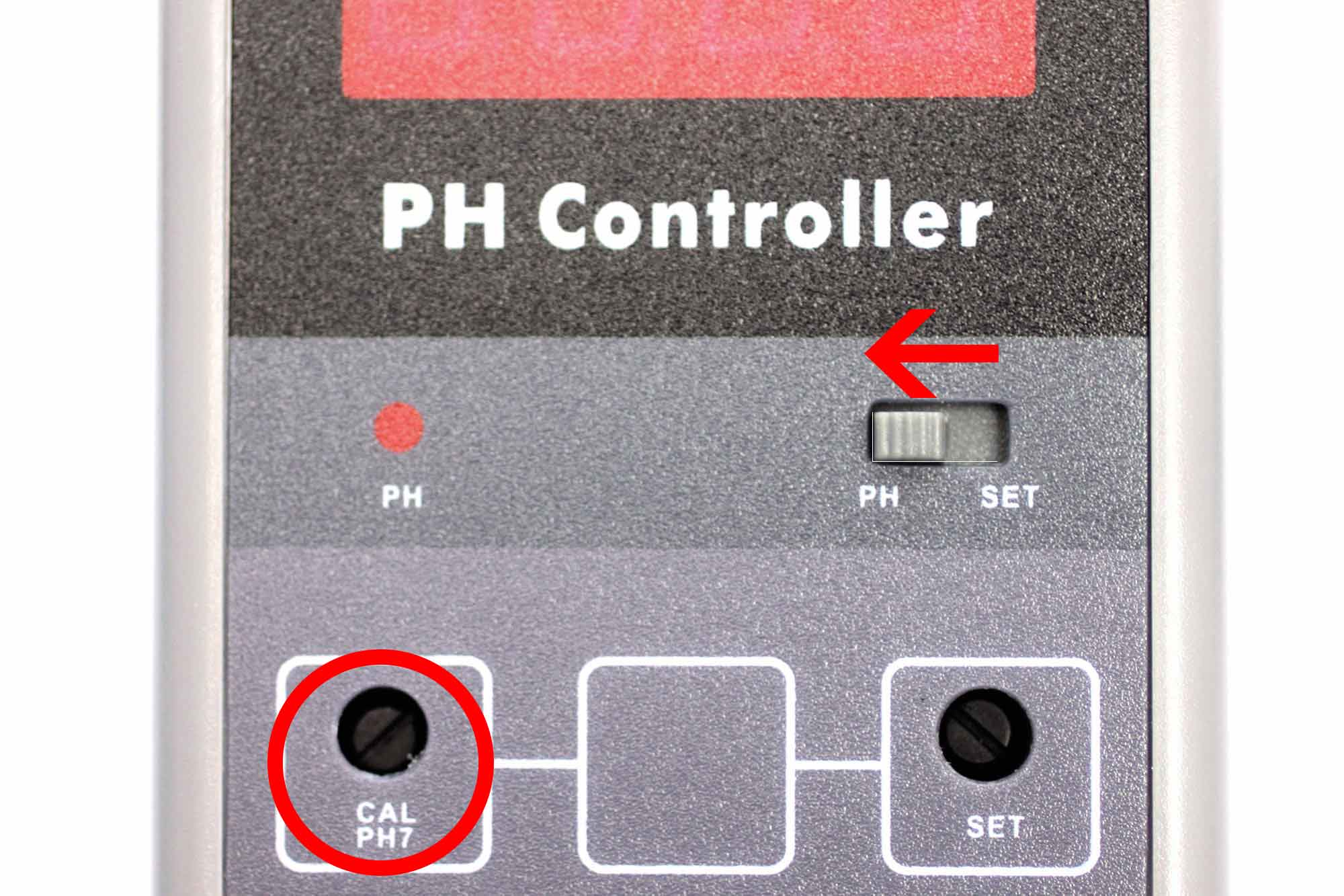 Enchufe del controlador de pH